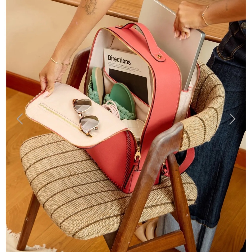 Laptop Backpack - Cranberry